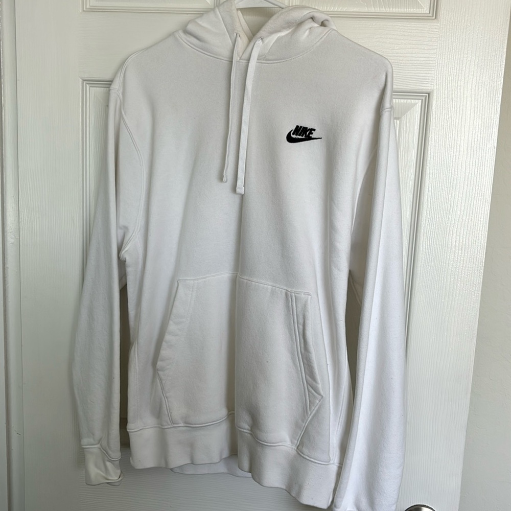 White hoodie